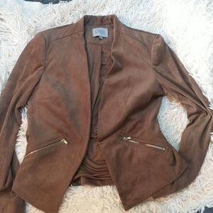 Suede brown jacket